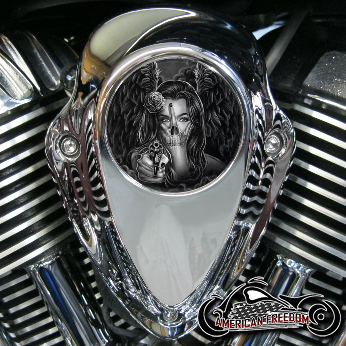 Indian Thunder Stroke Horn Insert - Gunslinger Angel